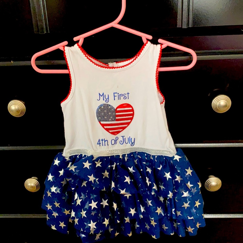Baby’s first 4th of July dress